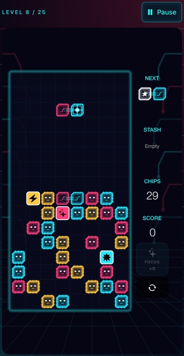 The same board in the Cyber theme.