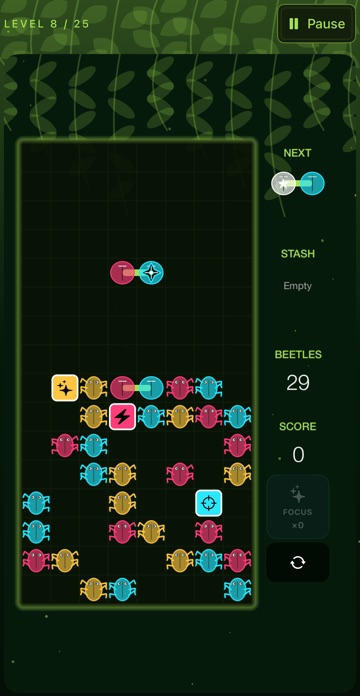 The same board in the Jungle theme.